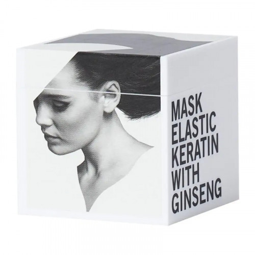 Trendy Hair Mask Elastic Keratin with Ginseng Kaukė plaukams su grynu keratinu ir ženšeniu 500ml