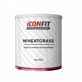 Iconfit Wheatgrass Powder Natural Nisuorase pulber 200g