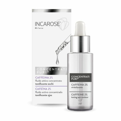 Incarose Pure Concentrates Caffeine 2% Active Fluid Toning Eye Countor Grynas koncentratas, paakių kontūro tonizavimui 15ml