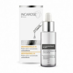 Incarose Pure Concentrates Resveratrolo 3% Active Fluid Antioxidant Grynas koncentratas veido odos tonusui ir gyvybinei jėgai 15ml