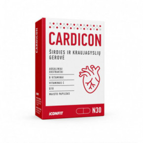 Iconfit Cardicon Complex Capsules Kapslid südame-veresoonkonna funktsiooni toetamiseks 30 kapslit