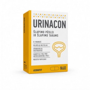 Iconfit Urinacon Complex Capsules Kapsulas urīnpūslim un urīnceļiem 60 kapsulas