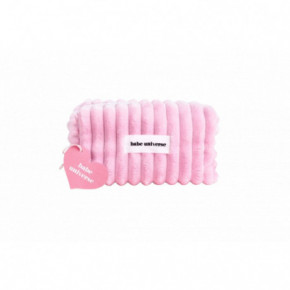 Babe Universe Baby Pink Makeup Bag M Stilinga rankų darbo kosmetinė Pink