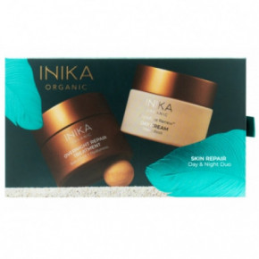 Inika Organic Skin Repair Day&Night Duo Sejas kopšanas dāvanu komplekts 2x50ml