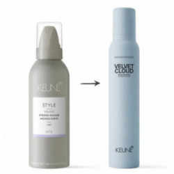 Keune STYLE Velvet Cloud Strong Volume Mousse Didelės apimties suteikiančios putos 200ml