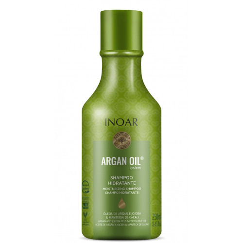 Inoar Argan Oil Shampoo Intensyviai drėkinantis šampūnas su Argano aliejumi 240ml