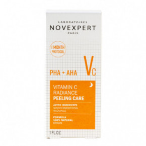 Novexpert PHA + AHA Vitamin C Radiance Peeling Care Kooriv öine seerum Vit C-ga 30ml