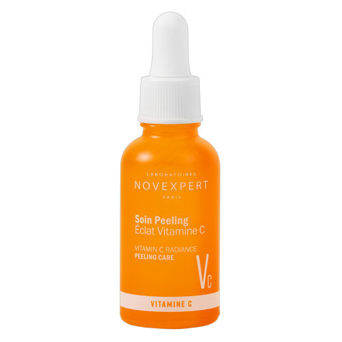 Novexpert PHA + AHA Vitamin C Radiance Peeling Care Šveičiamasis naktinis serumas su Vit C 30ml