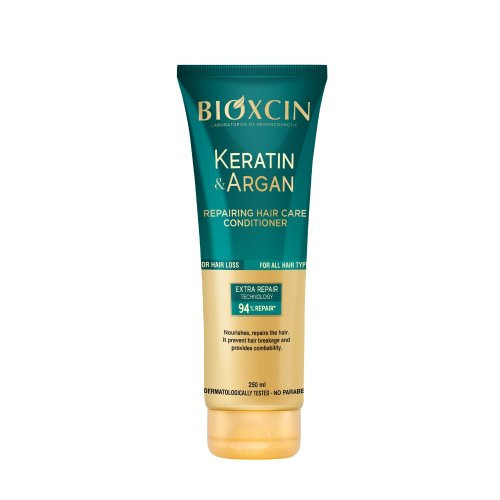 Bioxcin (Bioxsine) Keratin & Argan Repairing Hair Conditioner Atstatomasis plaukų kondicionierius 250ml