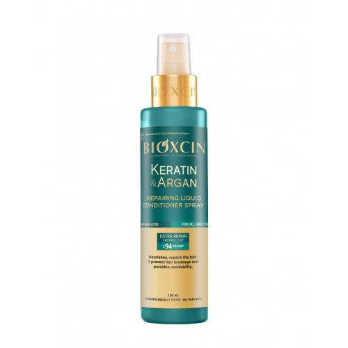 Bioxcin Keratin & Argan Repairing Conditioner Spray Purškiamas plaukų kondicionierius 150ml
