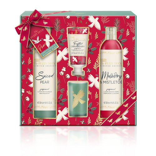 Baylis & Harding The Fuzzy Duck Winter Wonderland Luxury Candle Gift Set Šventinis rinkinys kūno priežiūrai