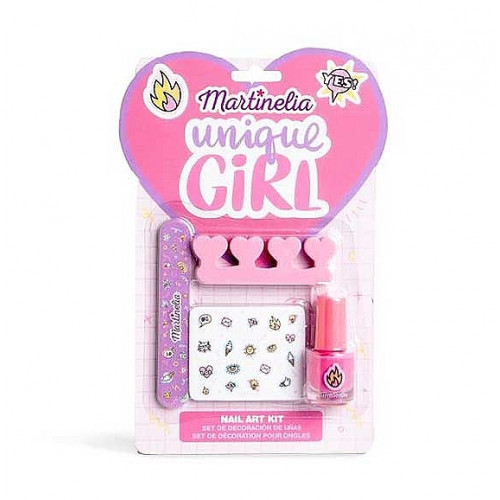 Martinelia Unique Girl Nail Art Kit Vaikiškas nagų lakų rinkinys