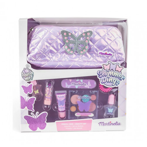 Martinelia Shimmer Wings Pencil Case and Beauty Set Vaikiškas dovanų rinkinys