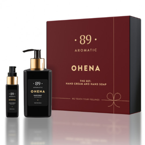 Aromatic 89 Hand Soap & Cream Set Rankų muilo ir kremo rinkinys Ohena (Elite)