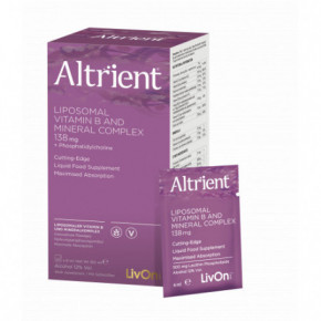 Altrient Liposomal Vitamin B Complex Liposominis vitaminas B ir mineralų kompleksas 30x6ml