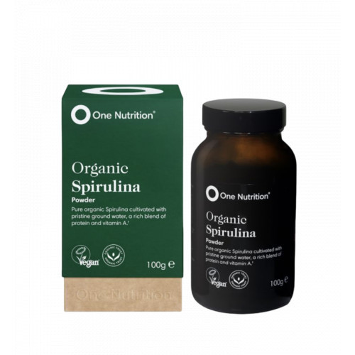 One Nutrition Organic Spirulina Powder Ekologiški spirulina milteliai 100g