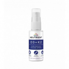 Neutrient D3 + K2 Vitamin D & K Oral Spray Purškalas 30ml