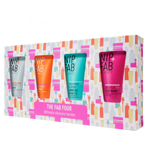 NIP + FAB The Fab Four Gift Set Veido priežiūros rinkinys Rinkinys