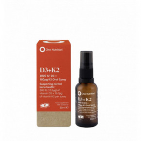 One Nutrition D3+K2 Oral Spray Izsmidzināms D3+K2 vitamīns 30ml