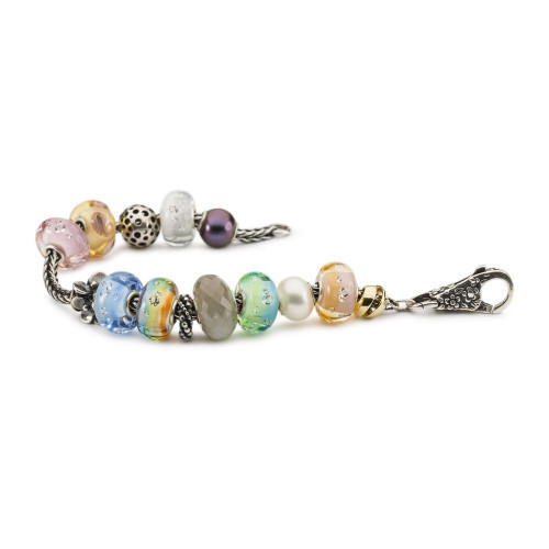 Trollbeads Deimantinis Karoliukas Melsvas 1vnt.