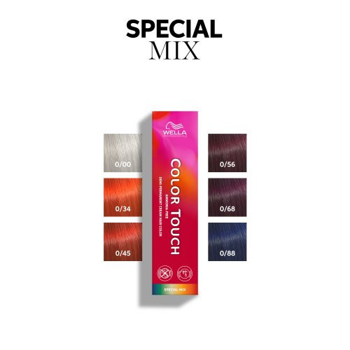 Wella Professionals Color Touch Demi-Permanent Hair Color Pusiau permanentiniai plaukų dažai be amoniako 60ml