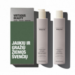 PREVIA Luscious Curls Gift Set Garbanotų plaukų priežiūros priemonių rinkinys 250ml+250ml