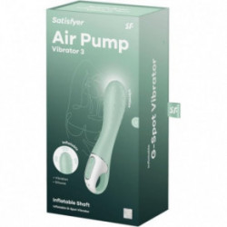 Satisfyer Air Pump Vibrator 3 Vibratorius Green