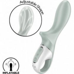 Satisfyer Air Pump Booty 3 Inflatable Anal Vibrator Analinis vibratorius Green