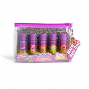 Martinelia Super Girl Lip Balm Set Lūpų balzamų rinkinys Super Girl