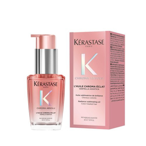 Kérastase L'Huile Chroma Éclat Radiance Hair Oil Dažytų plaukų aliejus 75ml