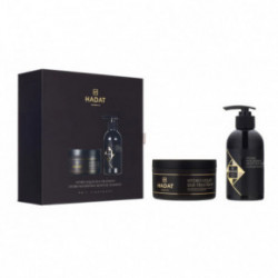Hadat Cosmetics Nourishing Moisture & Liquid Silk Treatment Gift Box Maitinančios plaukų priežiūros priemonės Rinkinys