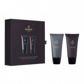 Hadat Cosmetics Root Strengthening Shampoo & Liquid Silk Gift Box Plaukus stiprinantis rinkinys