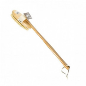 Hydrea London Natural Bristle Body Brush With Detachable Handle Looduslik harjastega kehahari