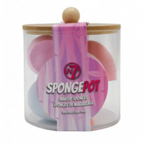 W7 Cosmetics Sponge Pot Make up Sponges Set Gift set