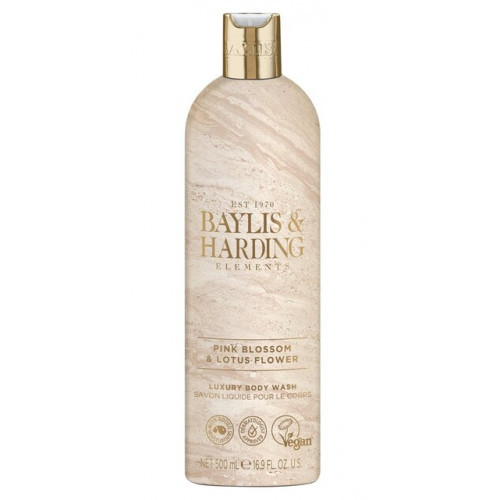 Baylis & Harding Elements Pink Blossom & Lotus Flower Body Wash Kūno prausiklis 500ml