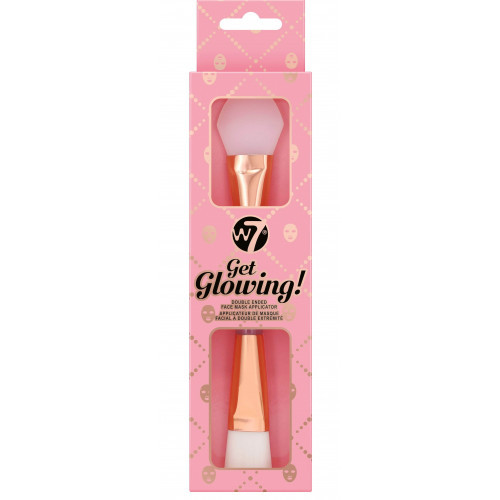 W7 Cosmetics Double Ended Face Mask Applicator Dviejų galų veido kaukės aplikatorius 1vnt.