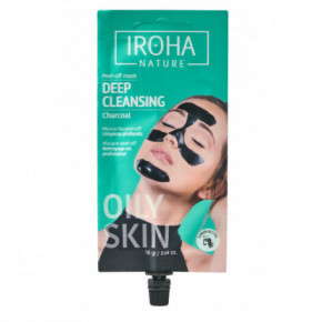 IROHA Black Peel Off Detox Mahakooritav näomaks söega