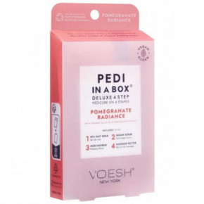 VOESH Pedi In A Box 4 in 1 Pomegranate Radiance Kāju kopšanas procedūra Komplekts