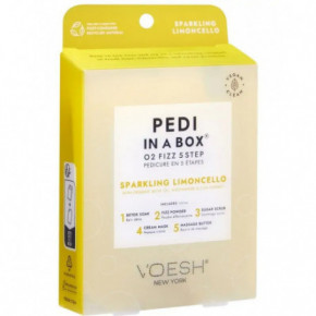 VOESH Pedi In A Box O2 Fizz 5 in 1 Sparkling Limoncello Kāju kopšanas procedūra Komplekts