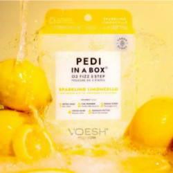 VOESH Pedi In A Box O2 Fizz 5 in 1 Sparkling Limoncello Procedūra kojoms Rinkinys