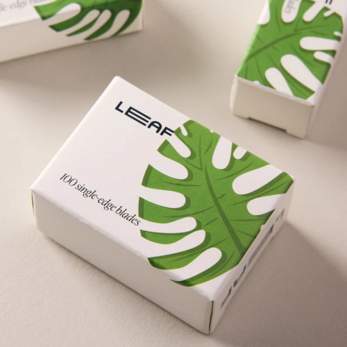 Leaf Shave Single- Edge Blades Vienašmeniai skutimosi peiliukai 50vnt