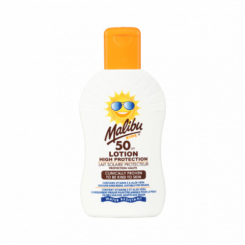 Malibu Kids High Protection Lotion Apsauginis losjonas nuo saulės vaikams 200ml
