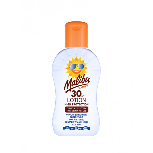 Malibu Kids High Protection Lotion Apsauginis losjonas nuo saulės vaikams 200ml