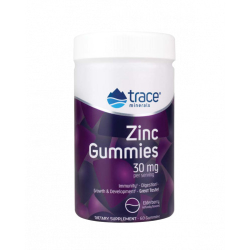 Trace Minerals Zinc Gummies 30mg Cinko guminukai 60 guminukų
