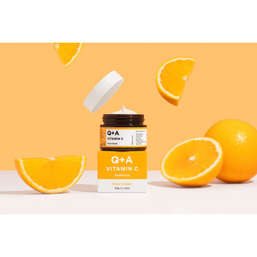 Q+A Vitamin C Radiance Face Cream Skaistinamasis veido kremas 50ml