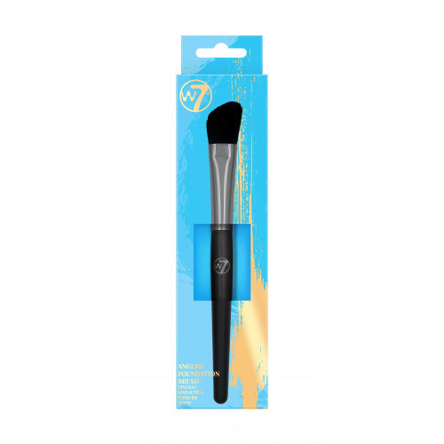 W7 Cosmetics Angled Foundation Brush Kampinis skaistalų šepetėlis 1 vnt.