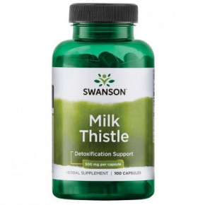 SWANSON Full Spectrum Milk Thistle 500 mg Uztura bagātinātājs piena dadzis 100 kapsulas