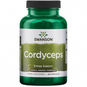 SWANSON Cordyceps Energy Support Supplement 120 capsules