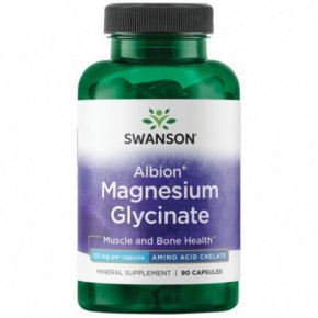 SWANSON Albion, Magnesium Glycinate 133 mg Food Supplement 90 capsules