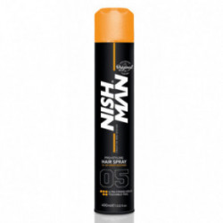 Nishman Ultra Strong Hold Hairspray 05 Labai stiprios fiksacijos plaukų lakas 400ml